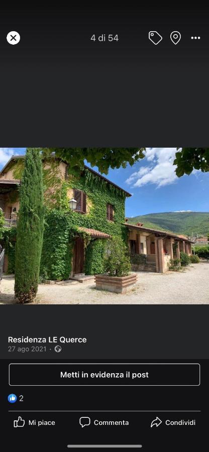 Fossato di Vico Residenza Le Querce Bilocaleヴィラ エクステリア 写真